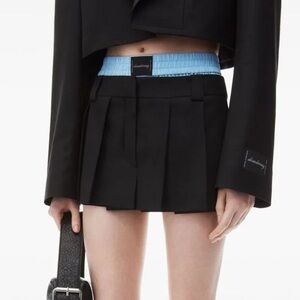 Like new ALEXANDER WANG Women Prestyled Pleated Skort W/Boxer